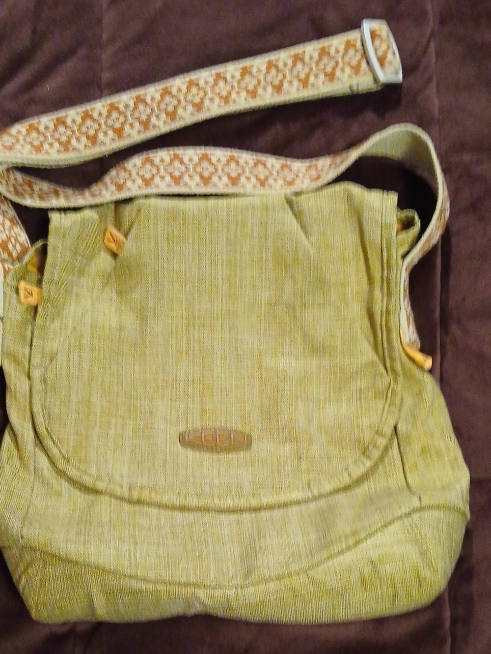 Keen Beige Unisex Crossbody Shoulder Bag